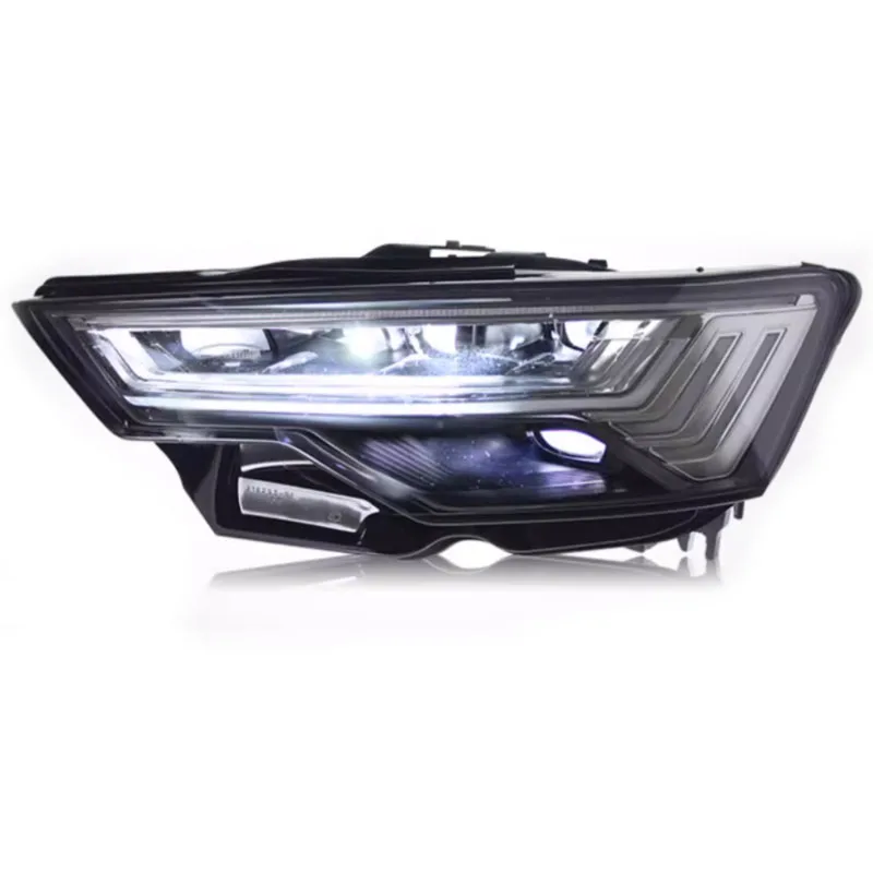 SXLL For Headlamps 2019-2023 A6 C8 Light Emitting Diode Headlamps DRL Dynamic Signal High Low Profile Automotive Accessories Hea