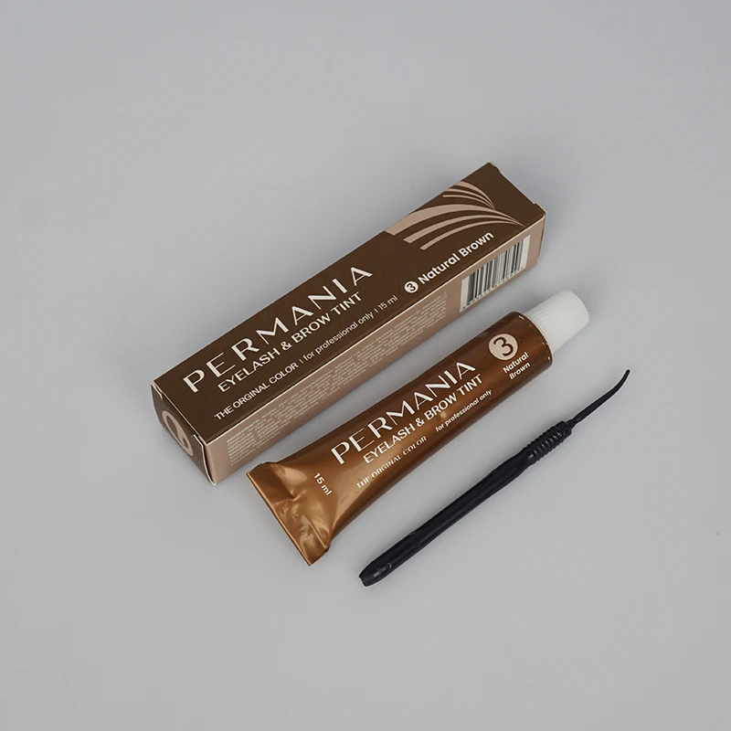 Permania Korea Original Eyelashes Tint Fast Lash Lift Waterproof Lamination Cream Eyebrow Dye Tint Eyebrow Long Lasting Makeup