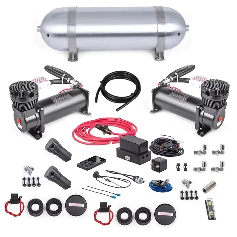 【CHIMU HOME】 for Air Ride Suspension Management System for Dual Performance Compressor for Elite Air Spring Control Kit
