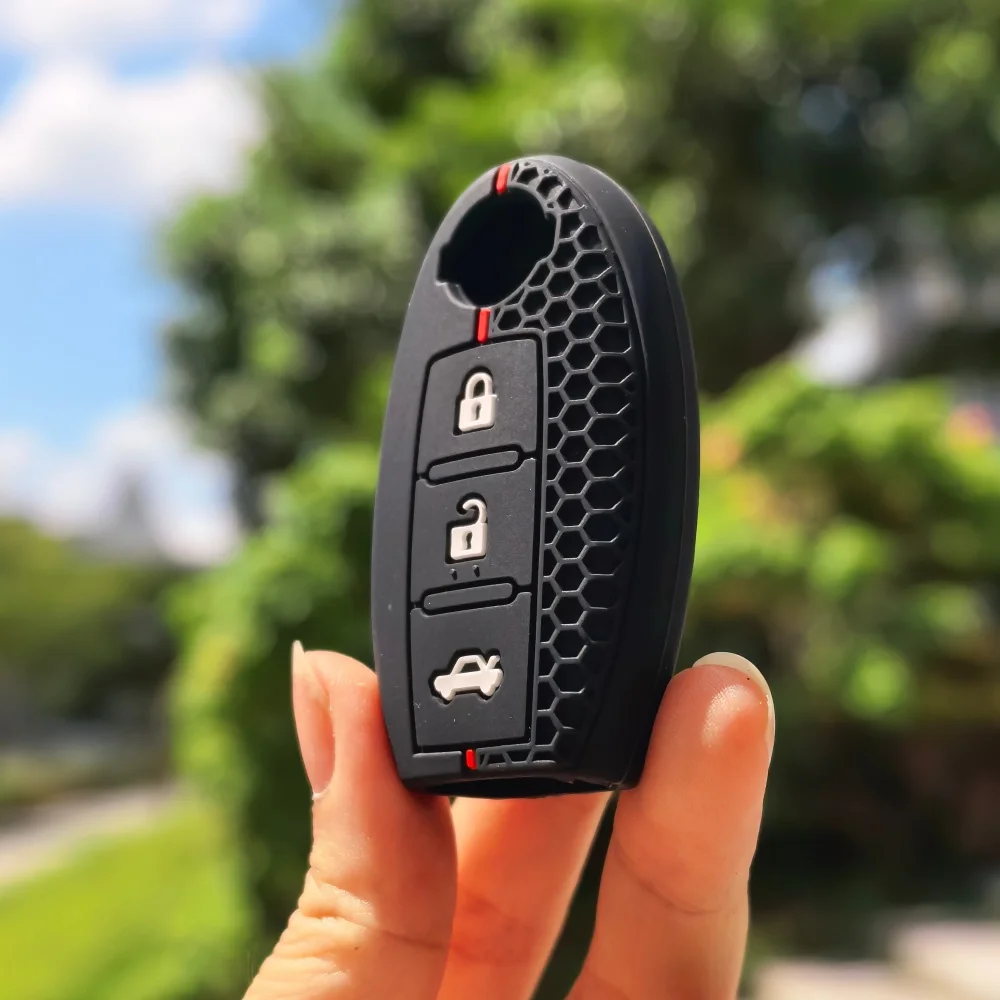 New Silicone Car Key Case Cover Shell for Nissan Qashqai X-Trail T32 T31 Juke J10 J11 Kicks Tiida Pathfinder Note for Infiniti