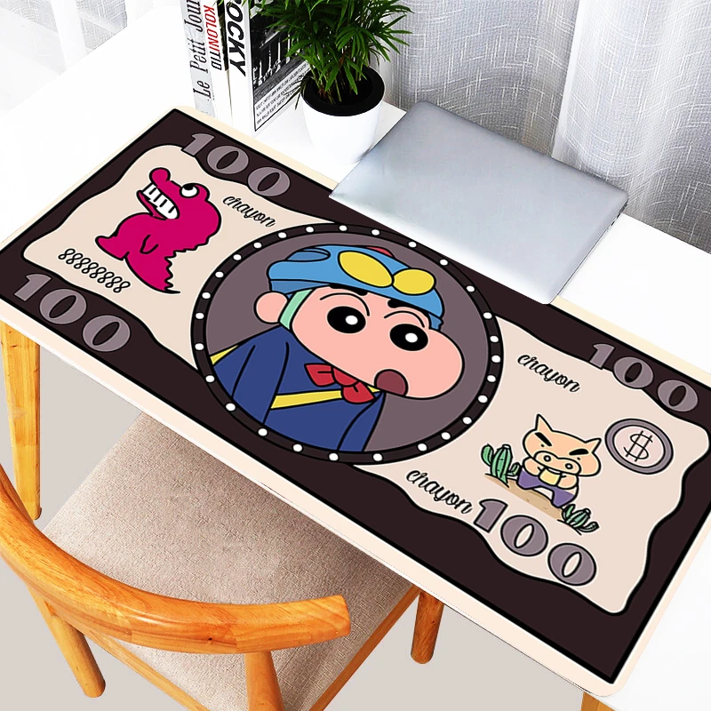 Kawaii ماوس الوسادة S-shin-chan لوحة ماوس للألعاب C-تلوين المطاط حصيرة مكتبية عدم الانزلاق الكمبيوتر المحمول ألعاب اكسسوارات لوحة المفاتيح السجاد #4