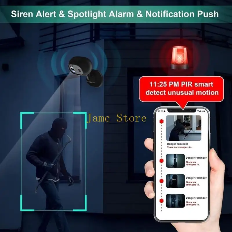 LX0B Home Camera WiFi 1080p APP عالية الدقة التطبيق عن بُعد كاميرا الأمان