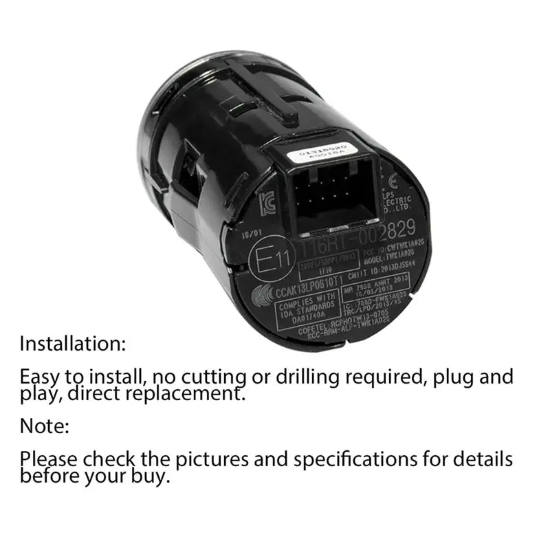 Precise 10X Engine Key Start Stop Push Button One-Button Switch For 2016 2017 2018 Honda HR-V 1.8L 35881-T4N-H02 35881-T4N-702