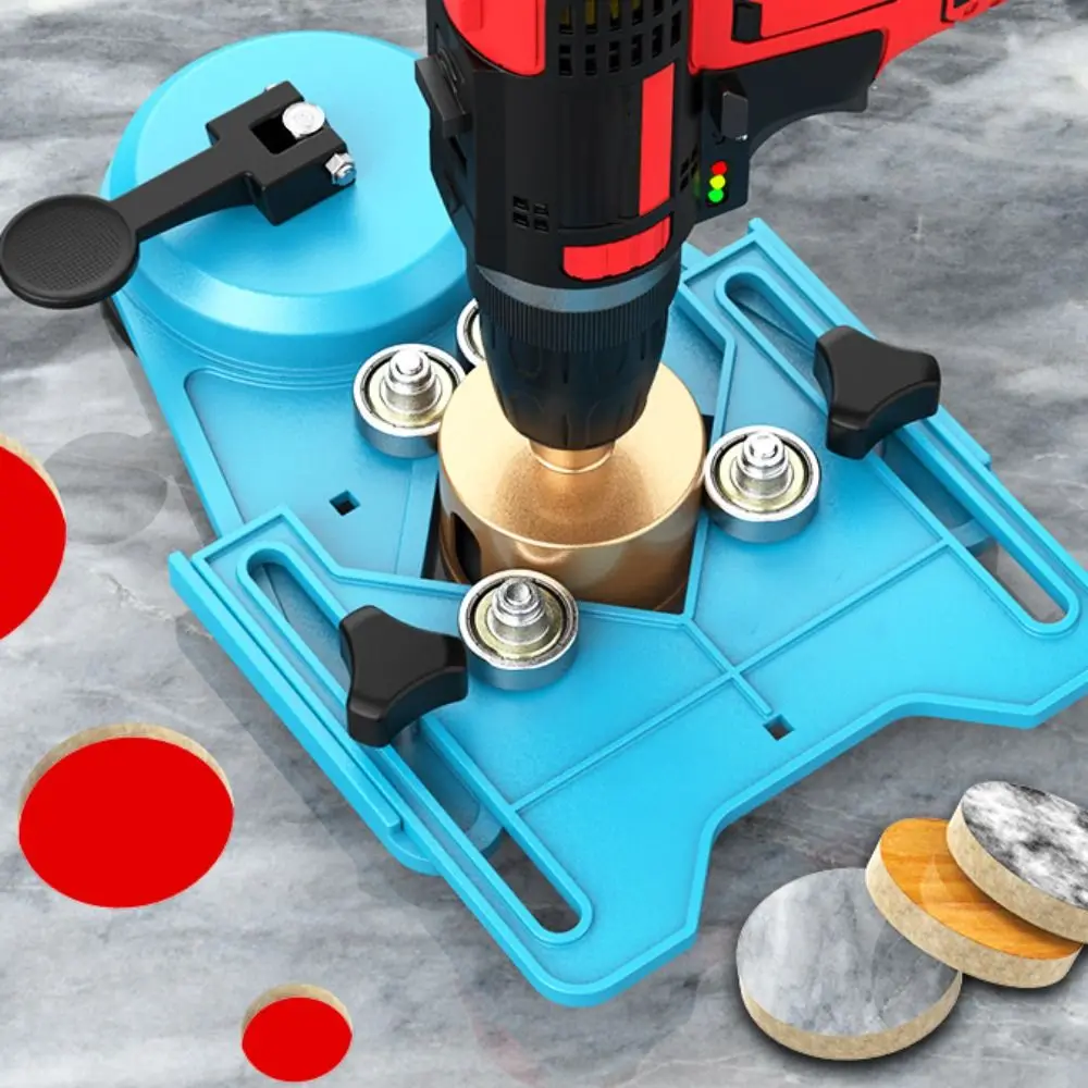 

Multifunctional Suction Cup Tile Punching Locator Drill Bit Core Bit Tile Chamfer Adjustable 4-83mm Hole Opener Marble