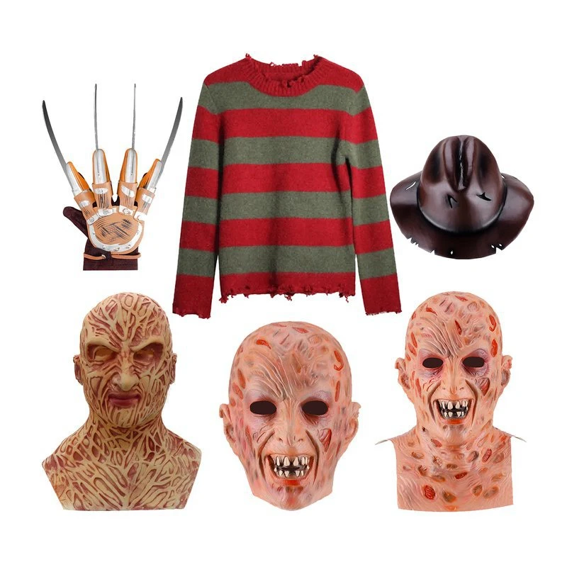 Halloween cosplay new Jason Freddy COS costume performance set adult Freddy COS costumes