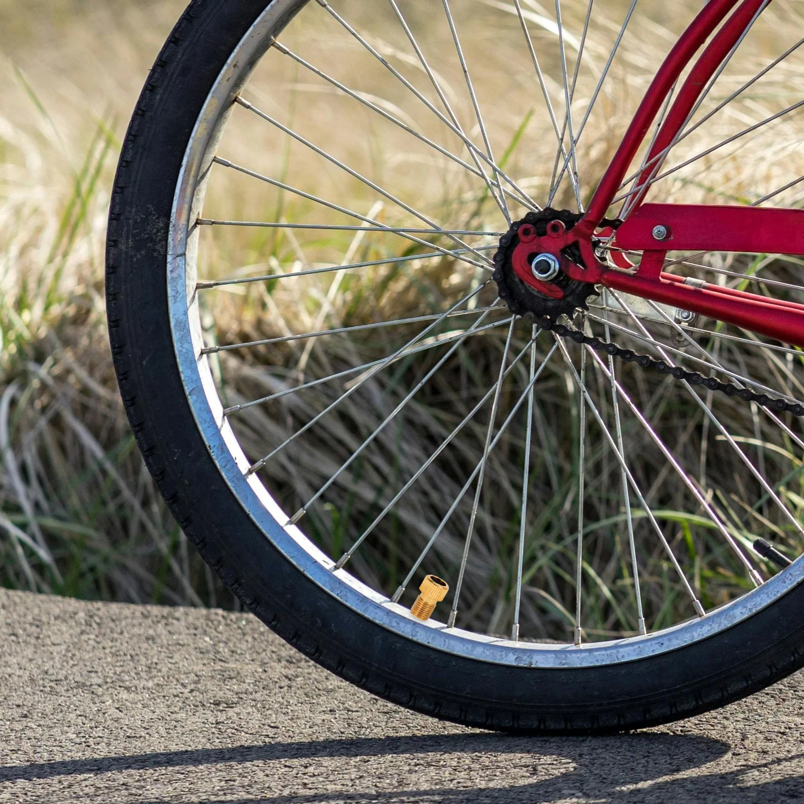 

10Pcs Bicycle Pump Adapters to Valve Converter with Rubber Seal Copper Plated Zinc Alloy Uk Tires