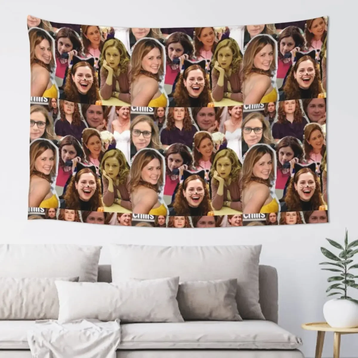 Pam Beesley/Halpert - Jenna Fischer - The Office Tapestry Home Supplies Bedroom Organization And Decoration Tapestry
