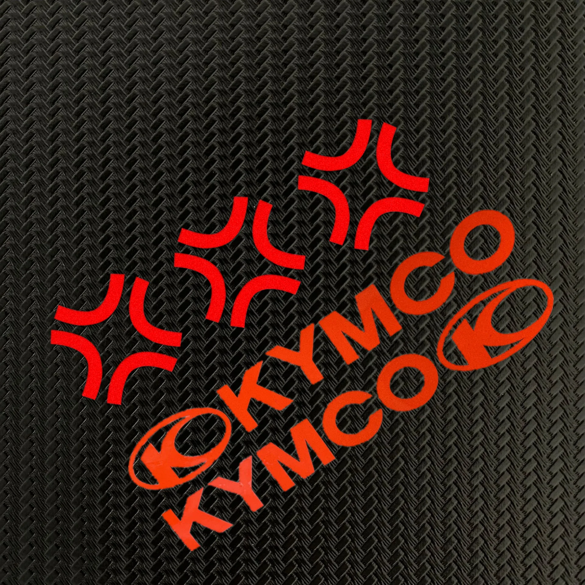 For KYMCO Motorcycle Sticker PVC Decal Sheet Helmet Sponsors Auto Tuning Quality Waterproof Decals Laser Decoration Accessories