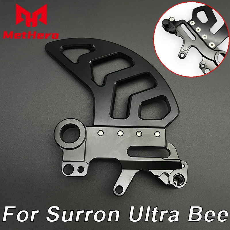 

Aluminum CNC Moto Rear Brake Caliper Disc Guard Dirt Bike Motorcycle Accessories Fit For Surron Ultra Bee