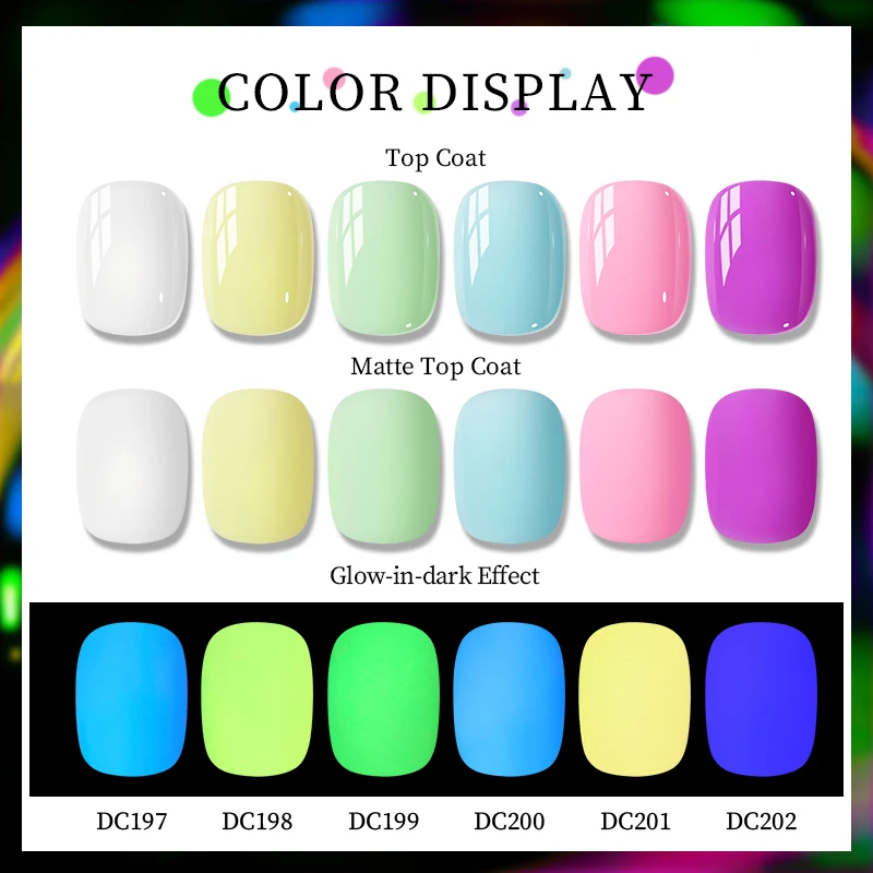 7ml 2 in 1 Luminous Rubber Base Gel Gel Nail Gel Polish Glow In the Dark Purple Blue Pink Nails Candy Color Semi Permanent Nail