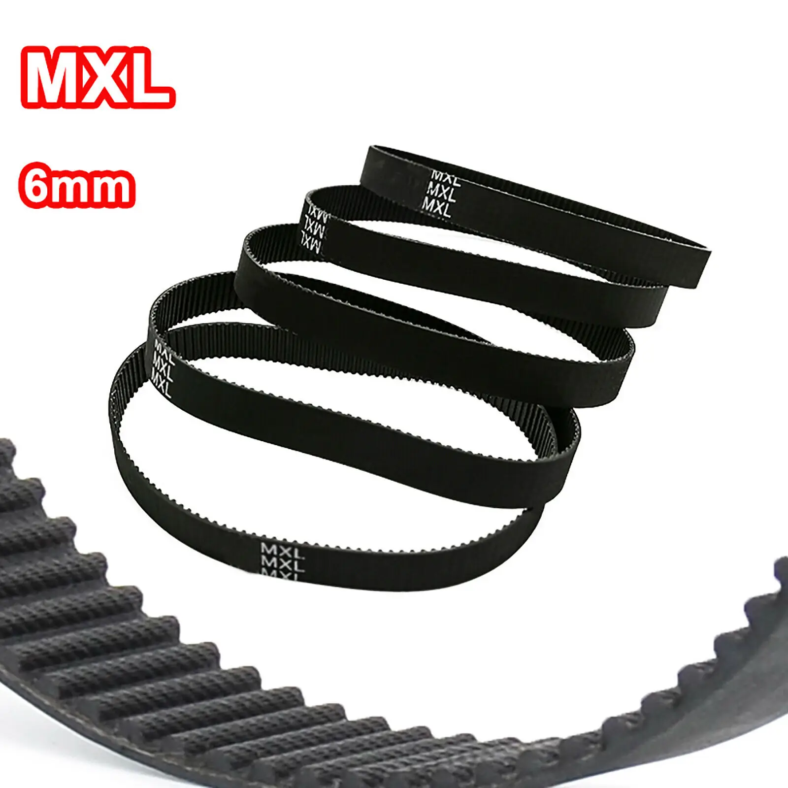 

B194MXL 3mm 6mm Width Closed-loop MXL Timing Belt 194 Teeth