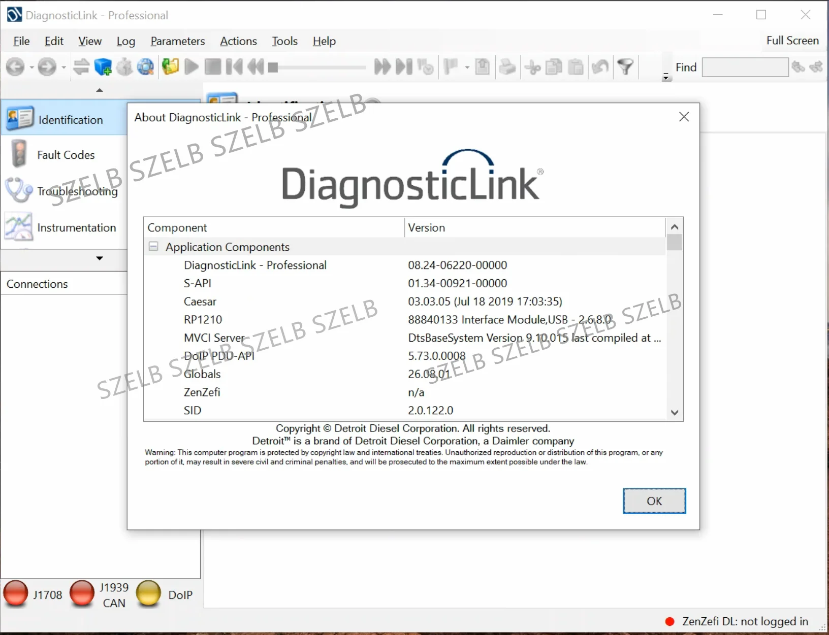 2026 Detroit Diesel Diagnostic Link 8.24 SP1 DDDL Professional Level 10 10 10 Troubleshooting Calibration Software 1PC Instal