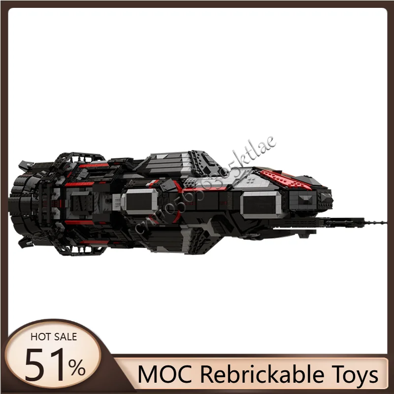 NEW 5822 PCS MOC Space Series Mid Scale Double Model  Propeller Spaceship Building Blocks Originality Birthday Toy Present Cifts