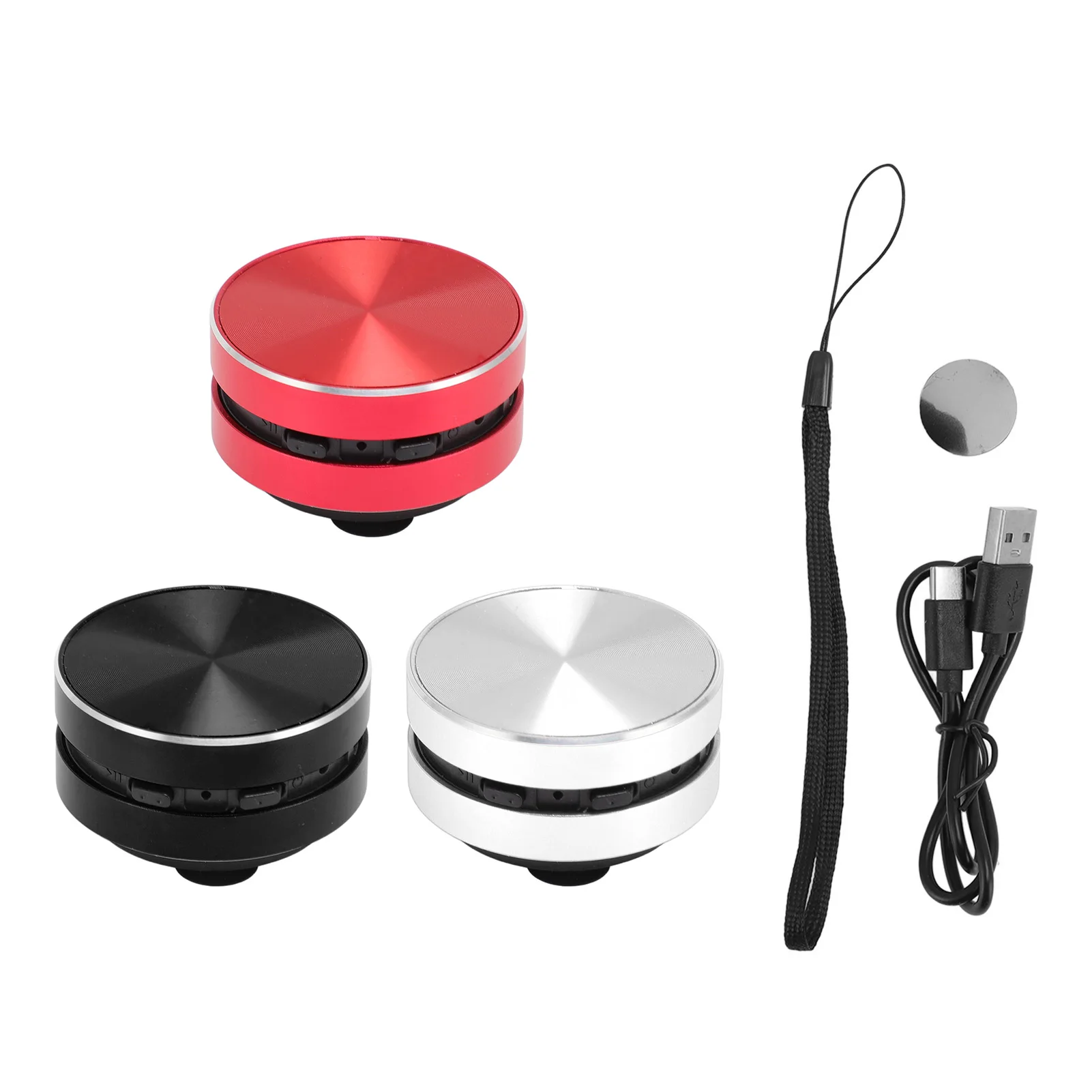 Portable Small Speaker Large Volume Rechargeable Aluminum Alloy Bass Sound FM Radio Bluetooth Bone Conduction Speaker for Car