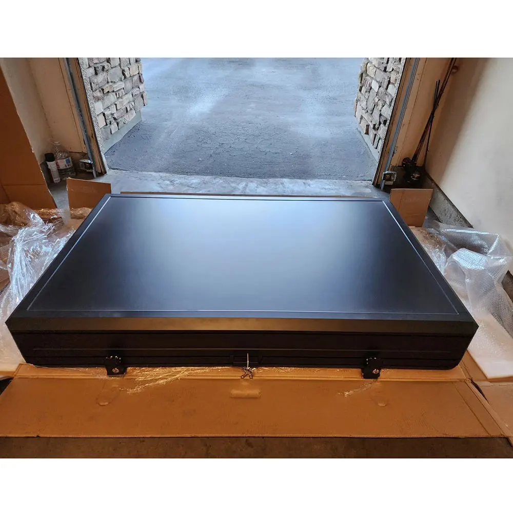 Stlfcustomized lado aberto 4x4 off-road suv telhado superior tenda para carro de acampamento casca dura de alumínio 3-4 pessoas telhado do carro tenda com log