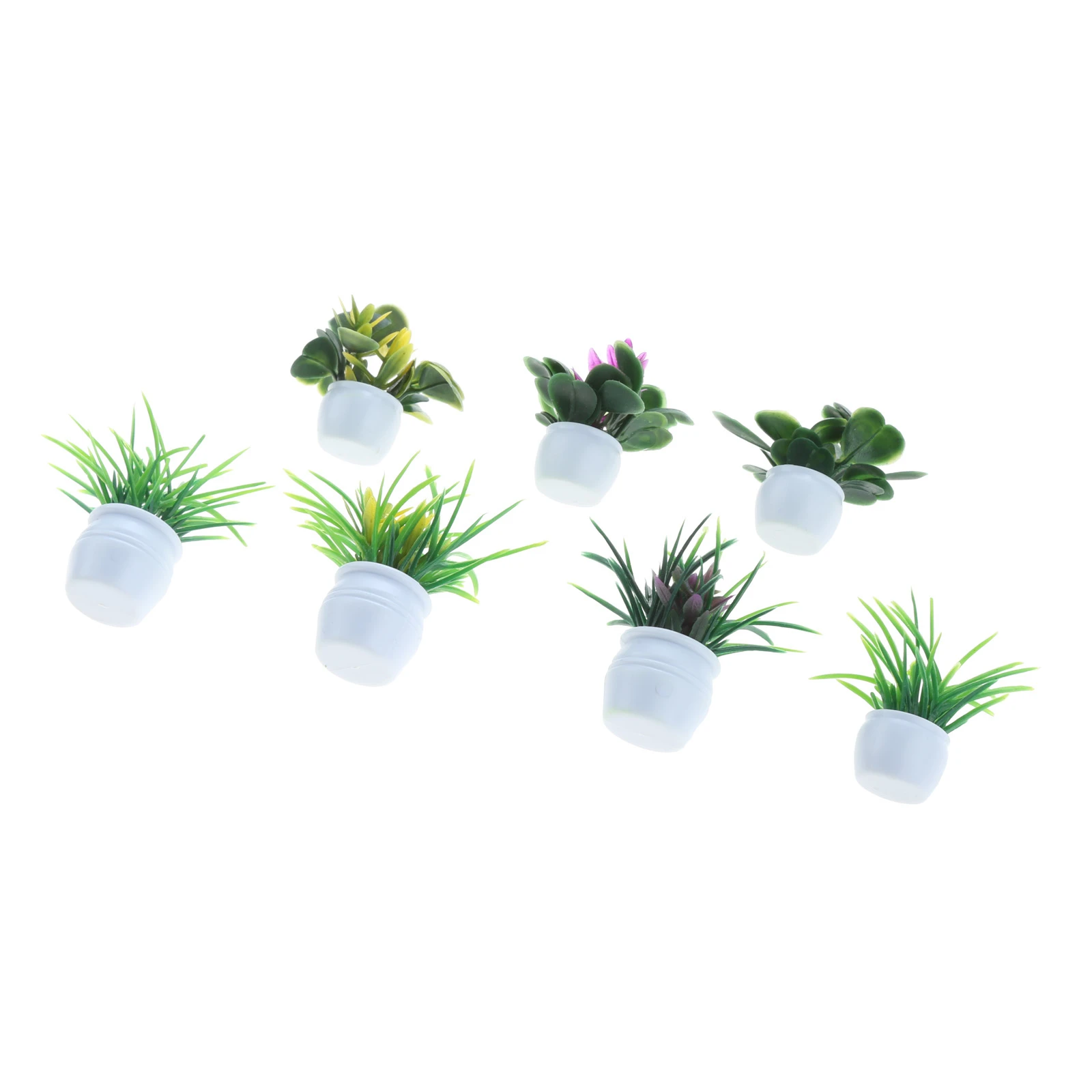 7 шт., миниатюрные цветочные горшки в стиле хо