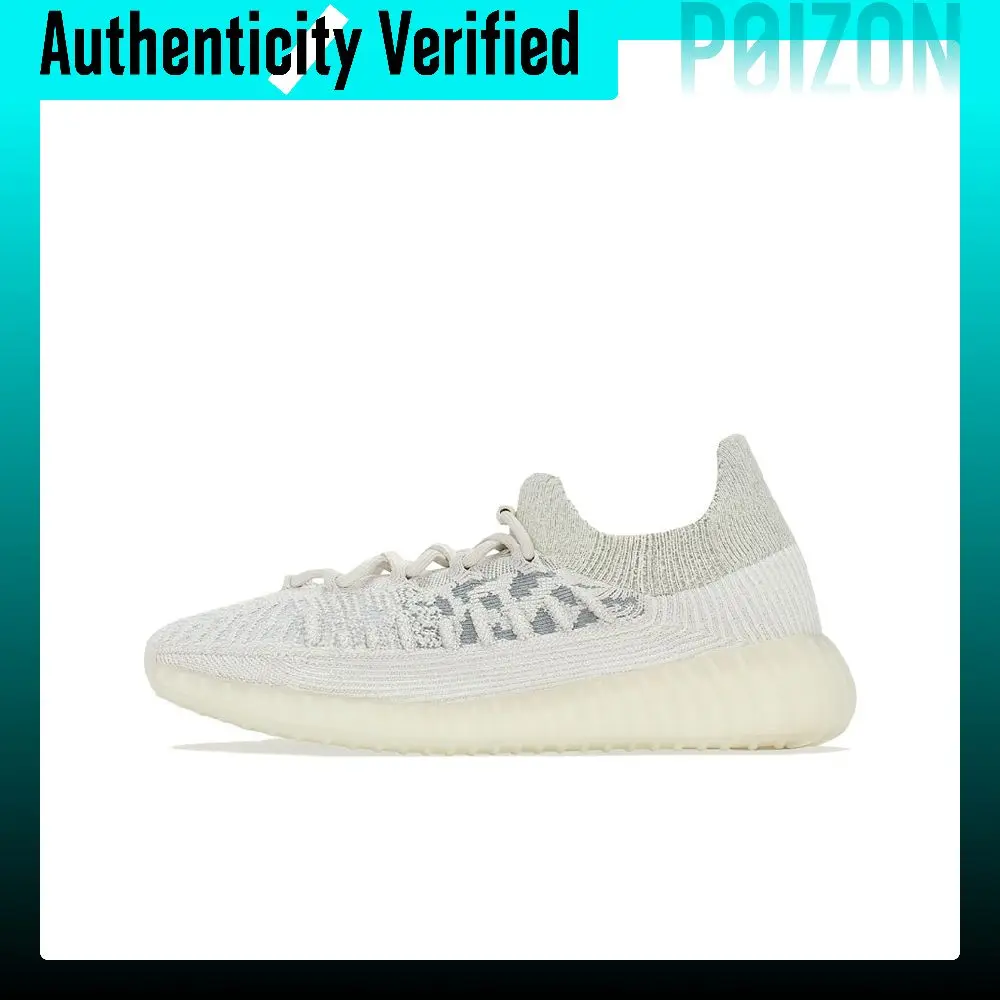 Adidas Originals Yeezy Boost 350 V2 Gris Blanco CMPCT Zapatos Deportivos Casuales de Caña Baja Unisex Blanco H06519