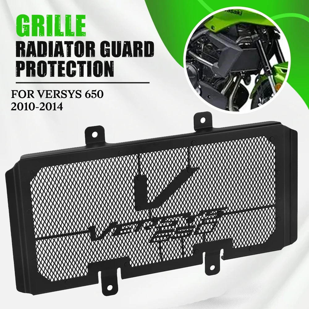 

FOR Kawasaki Versys 650 2010 2011 2012 2013 2014 Motorcycle CNC Radiator Grille Guard Cover Oil Cooler Protector Versys650