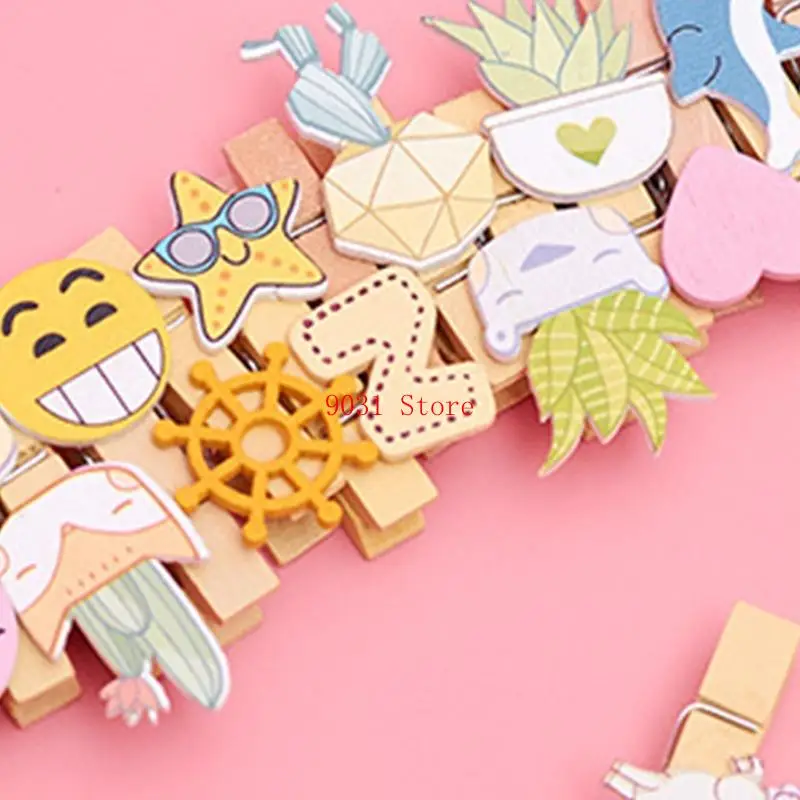 Photo Clip with 1.5Yard Twine For Hanging Picture Rabbit Photo Peg