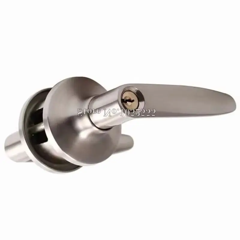 Durable Brushed Door Lever Locks Set Security Interior Door Locks Living Room Bedroom Entrance Door Handle Lock + Keys