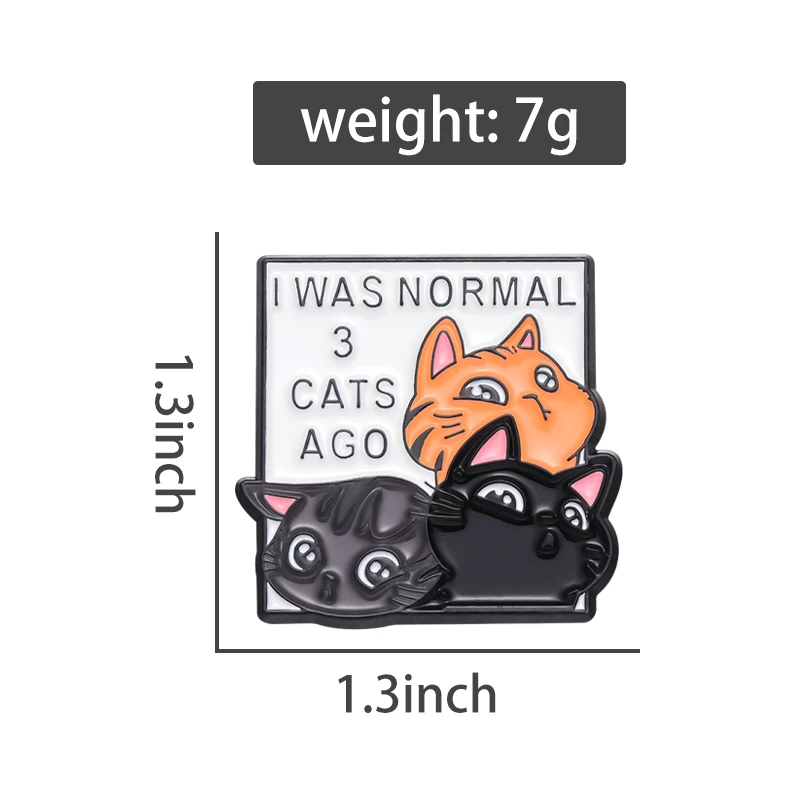 Spille smaltate per gatti carini spille per uso domestico Multi-gatto Kawaii personalizzate distintivi per risvolto regalo di gioielli animali per bambini amici