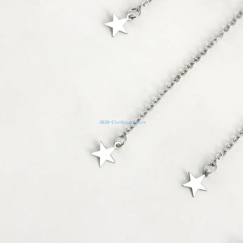 N0PE مثير الفخذ سلسلة الرباط استرخى القلب ستار شرابة الفخذ سلسلة مطاطا مثير الجسم سلسلة مجوهرات ملهى ليلي حفلة للنساء #3