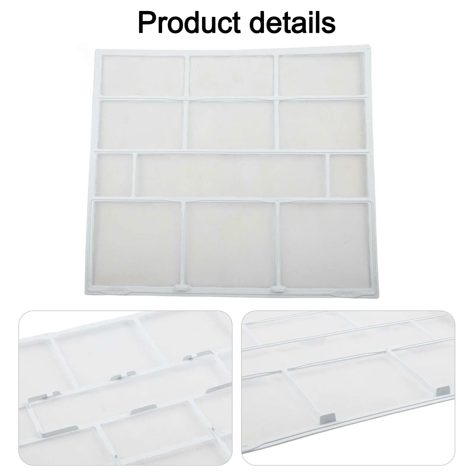 Wall mounted air conditioner dust filter cover designed to resist dust buildup and support reliable air conditioner operation