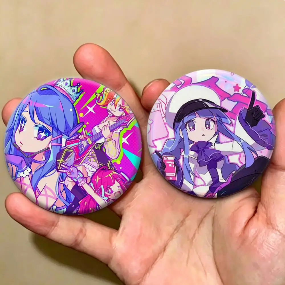 Game M-Marija Rin Muse Dash  Badges Creative Tinplate Button PinsBrooch Badge Clothes Backpack