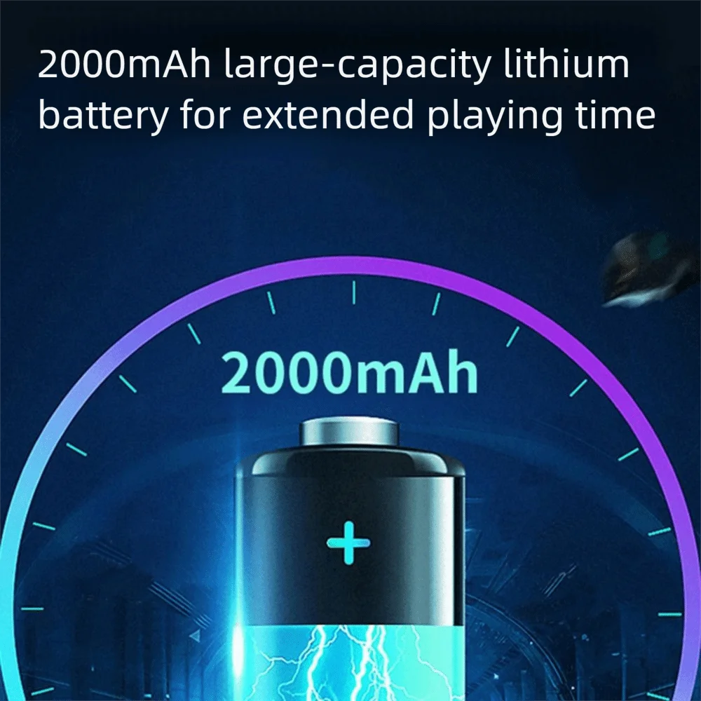 Portable Electric Music Tube Multiple Tone High-power Speaker Electric Blowpipe Bluetooth Connection USB Rechargeable