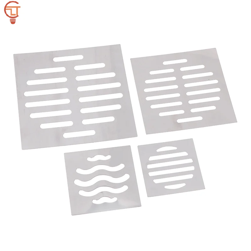 Stainless Steel Floor Drains Net Cover Square Drain Hole Shower Hair Catcher Filter Stopper Kitchen Bathroom Hardware Parts view 5