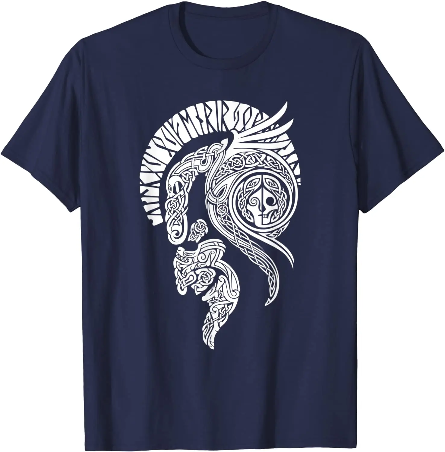 Norse Mythology God Loki VikingieserRunes T Shirt. New 100% Cotton Short Sleeve O-Neck T-shirt Casual Mens Top Size S-3XL