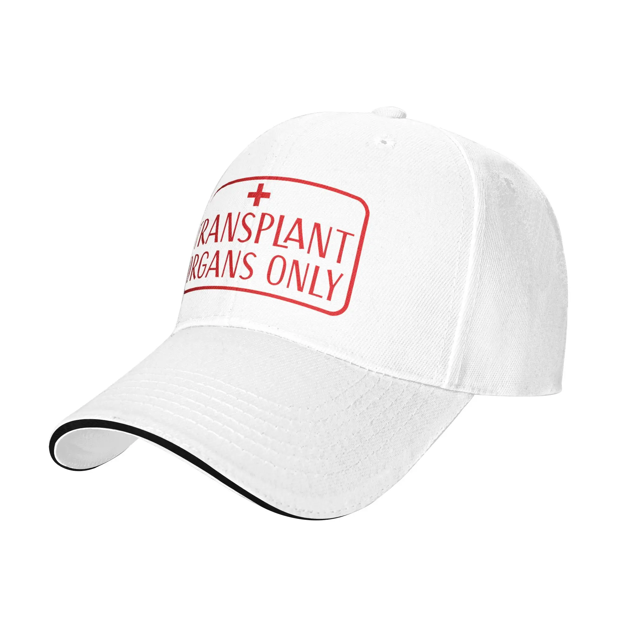 Red Human Organ for Transplant  Baseball Cap  Street Style Trucker Hat Summer Female Male Outdoor Gym Baseball Caps