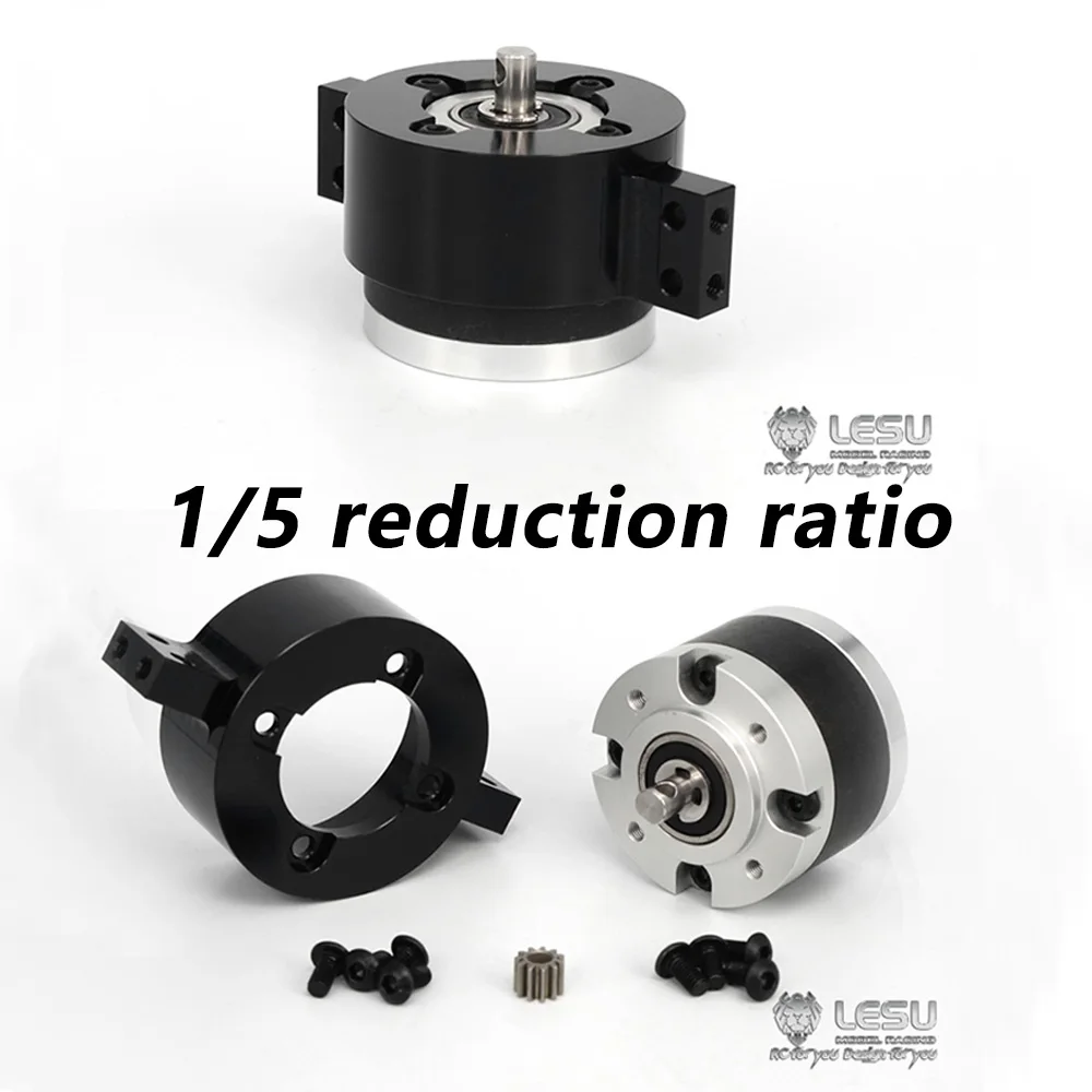 LESU 1/5 1/14 Metalowy Reduktor Planetarny o Wysokim Momentie Obrotowym F-5023 do Tamiya 1/14 RC Ciągnik Ciężarowy lub Samochód Wspinaczkowy 1/10 Części do Modelu DIY