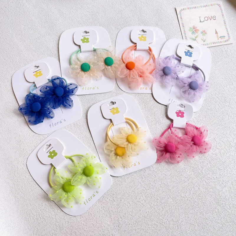 lacos-de-cabelo-de-bolinhas-para-criancas-fio-de-malha-flores-faixa-de-cabelo-menina-coreano-gravata-de-bebe-faixas-de-borracha-primavera-verao