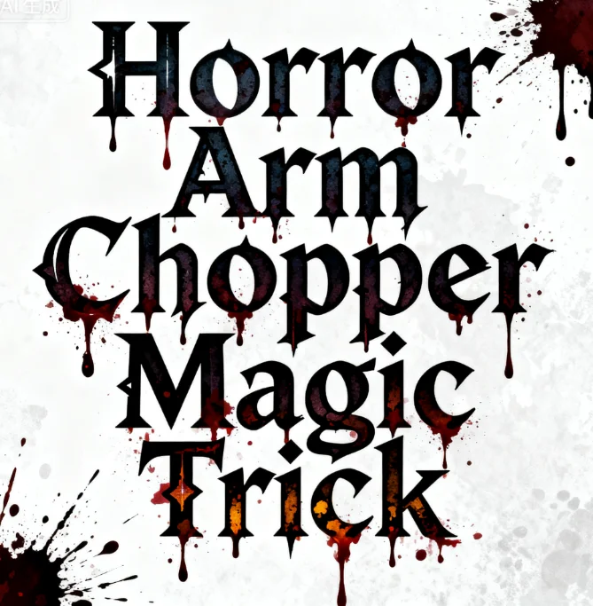 

Чоппер с рукой ужасов, фокус-стиль Disecto, сценическая иллюзия, реквизит для страшного магического шоу, магия, реквизит, фокусник