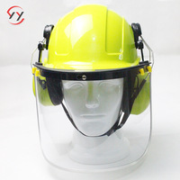 Construction Helmet Knee Pads for Work Protective and Safety Brush Cutter Grass Short Protector Brushcutting Helmets Forestry