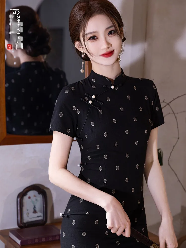 ele-bla-slimming-waist-chinese-sle-dr-retro-wind-midi-skirt-ort-sve-low-slit-daily-wear-polyester-c