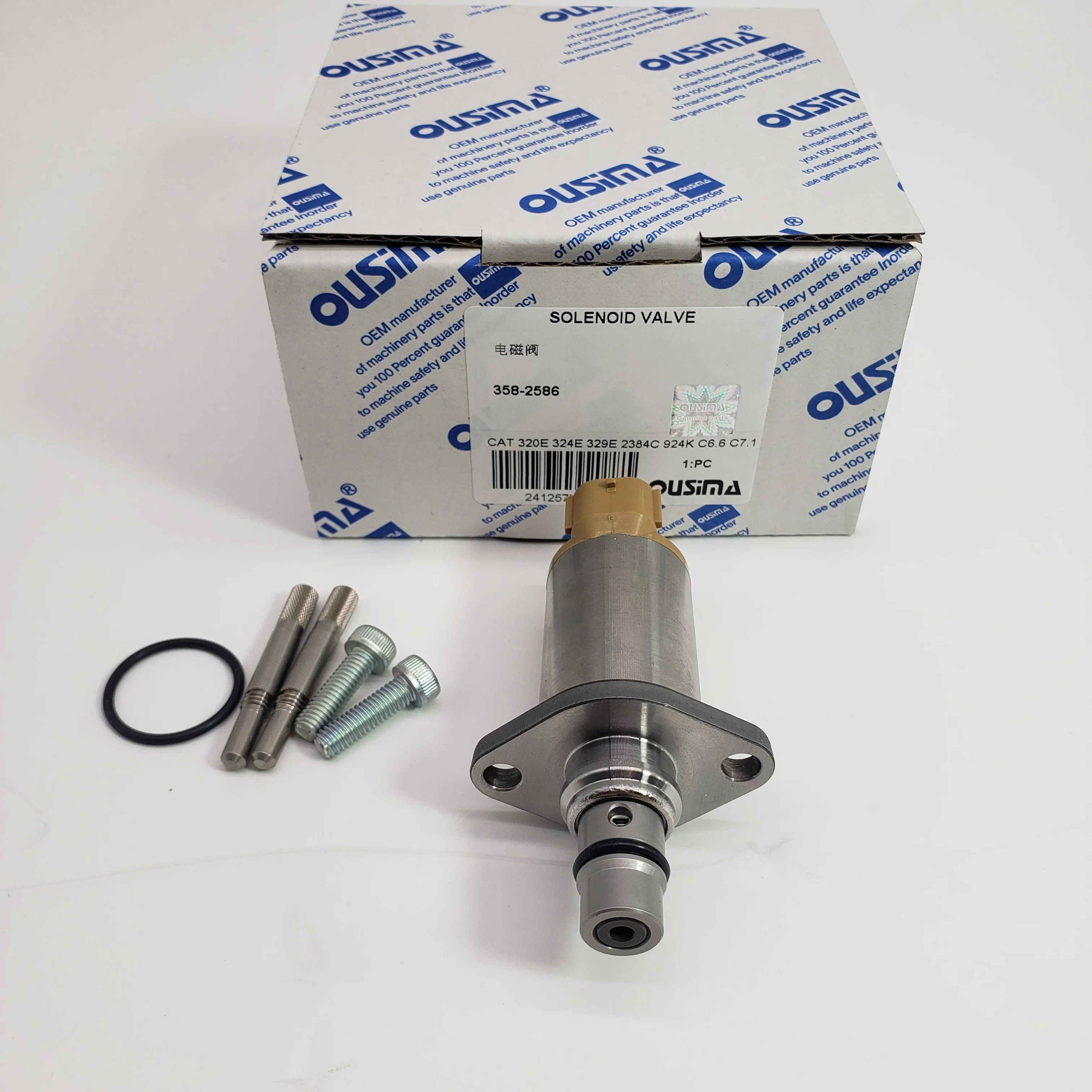 

Электромагнитный клапан OUSIMA 358-2586 для экскаваторов CAT 320E, 324E, 329E, 2384C, 924K, C6.6, C7.1