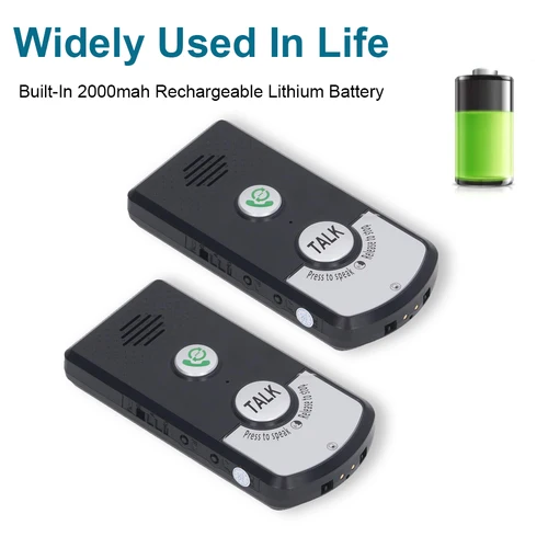 Imagen 2 del producto Intercomunicador inalámbrico de alcance, intercomunicador de voz de 2 vías, unidad de sistema de timbre de intercomunicación impermeable