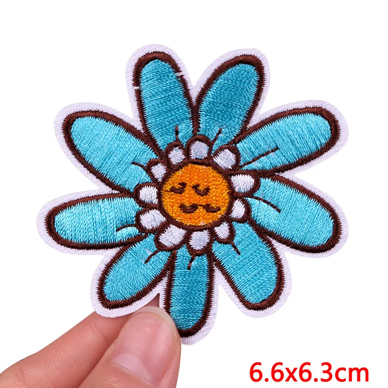 Biene/Blume Patch Cartoon Tier Stickerei Patch Eisen auf Patches für Kleidung gestickte Patches auf Kleidung DIY Näh aufkleber – Detail 24
