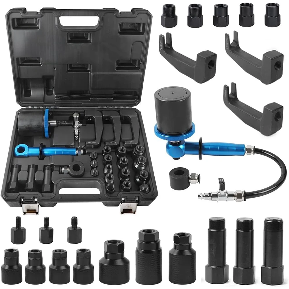 Pneumatic Injector Puller for Diesel Engine Air Vibration Injector Extractor with Handle High Impact Extractor Hammer Puller