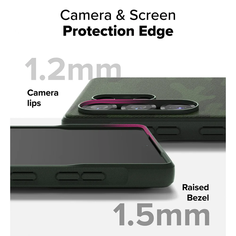 Ringke Onyx kompatybilny z etui Samsung Galaxy S25 Ultra (2025) Wytrzymała, odporna na wstrząsy, antypoślizgowa, precyzyjna osłona z wycięciami — zdjęcie produktu 6
