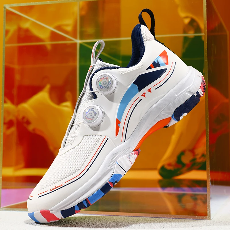 

Новинка 2023 года, мужские кроссовки для бадминтона, дышащая тренировочная обувь для бадминтона, нескользящие уличные кроссовки, обувь для бадминтона с быстрой шнуровкой