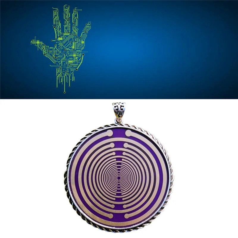 ABUG-MWO القرص Lakhovsky القرص قلادة الطاقة الاستقطاب القرص على الوجهين قلادة MWO الصحوة الذاتي إصلاح #2