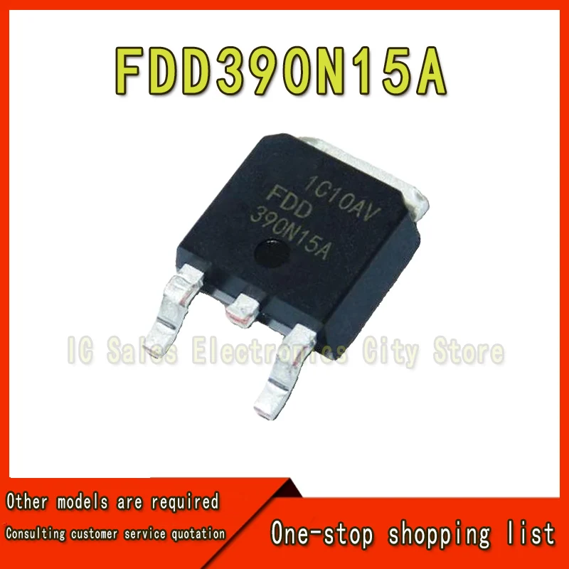 5-10pcs FDD390N15A FDD390 N15ALZ TO252 FDD390N15ALZ 390N15A TO-252 26A 150V MOS