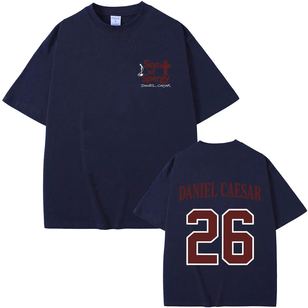 Rapper Daniel Caesar, „Son of Spergy“-T-Shirt, für Männer und Frauen, Hip-Hop-Mode, Popmusik-T-Shirts, hochwertige Baumwoll-T-Shirts für Herren, Streetwear. – Detail 4