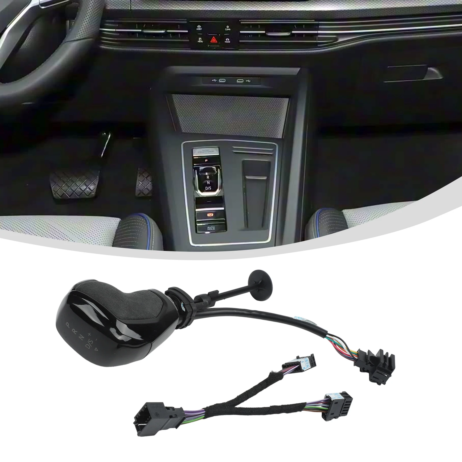 

Accessories For Skoda Shift Knob Black Gear Shift Knob Automatic Gear Shift Knob Non-deformable Feature Practical Use