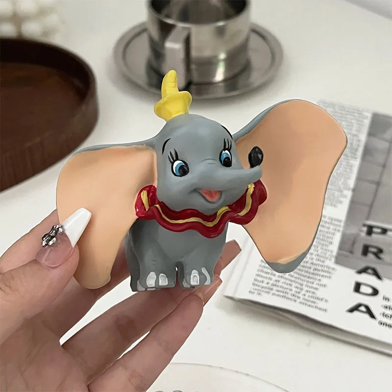 Disney Movie Dumbo Action Figure Toys Resin Statue Anime Figures Cute Dumbo Collection Home Decoration Model Kids Gifts