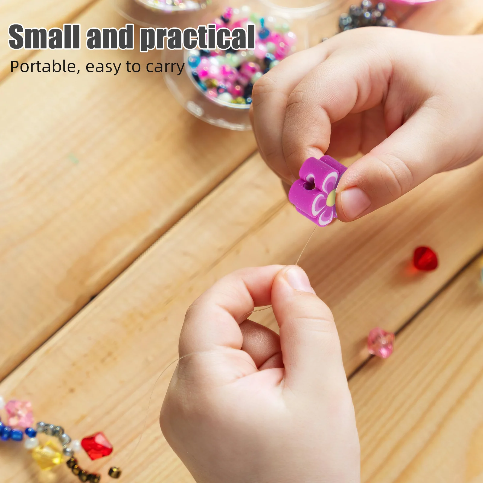 

200Pcs Handmade Polymer Clay Beads Plum Blossom Charms for Jewelry Making DIY Floral Pendant Accessories Craft Bracelet Earring