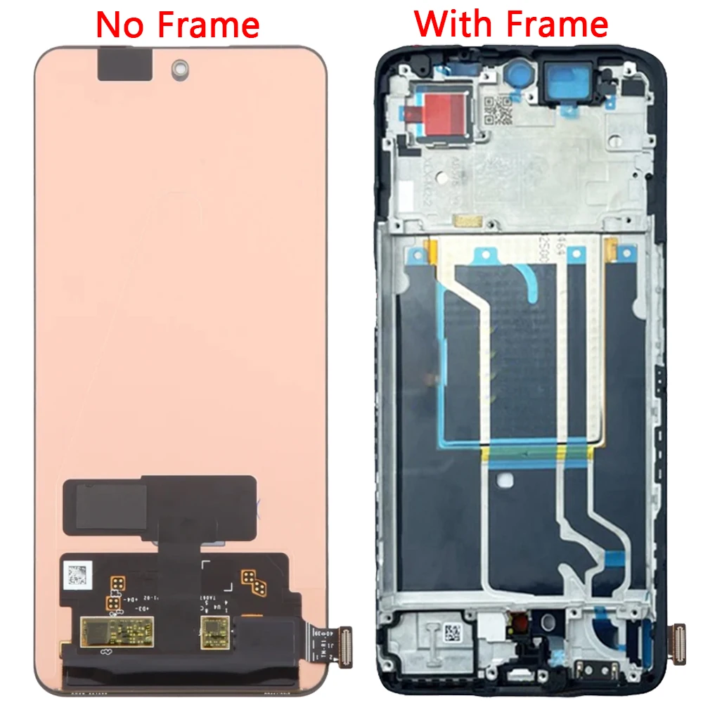 For OPPO Realme GT Neo 5 SE LCD Display Touch Screen With Frame 6.74 Realme GT NEO 5 SE RMX3700 LCD Screen Parts